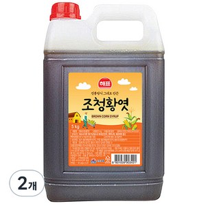 사조해표 조청 황엿, 5kg, 2개