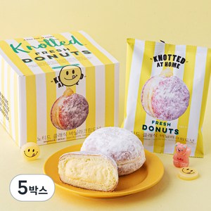 노티드 클래식 바닐라 크림 도넛 3개입, 300g, 5박스