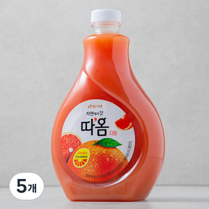 따옴 자몽주스, 1.6L, 5개