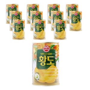 오뚜기 황도 반절, 400g, 12개