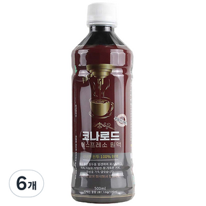 코나로드 콜롬비아 수프리모 에스프레소 액상 원액 더치커피, 500ml, 1개입, 6개