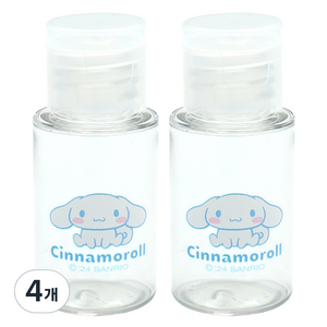 산리오 캐릭터즈 원터치용기 20ml, 4개, 시나모롤