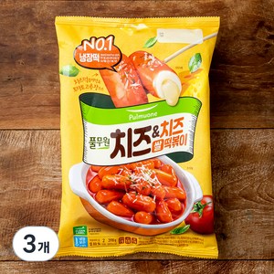 풀무원 쌀 치즈 & 치즈 떡볶이 2인분, 398g, 3개