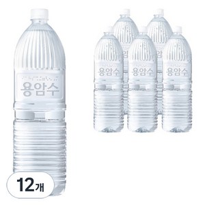 오리온제주용암수 닥터유 무라벨, 2L, 12개