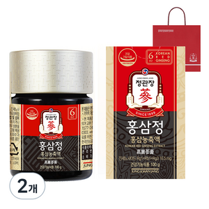 정관장 홍삼정+쇼핑백, 100g, 2개