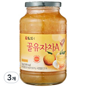 담터 꿀유자차A, 1kg, 3개