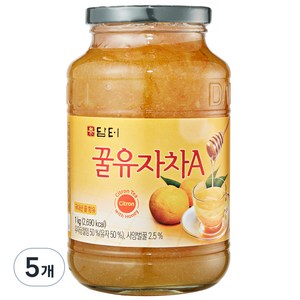 담터 꿀유자차A, 1kg, 5개