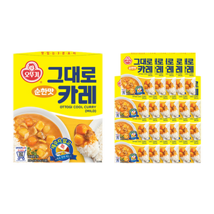 오뚜기 그대로카레 순한맛, 200g, 24개