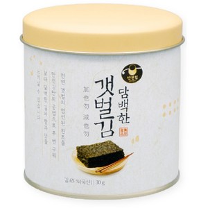 만전김 담백한 갯벌김 캔, 30g, 1개