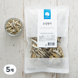 조혜정의멸치연구소 국산 손질 멸치, 150g, 5개