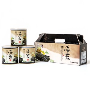 광천 재래 캔김 35g, 3개