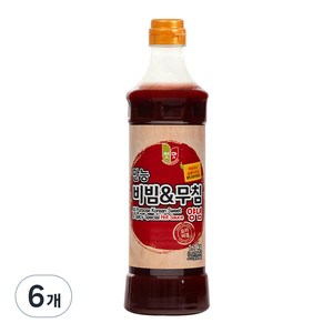 첫맛 만능 비빔 앤 무침 양념, 1.1kg, 6개