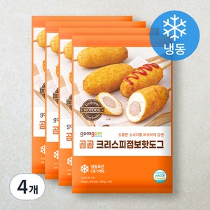 곰곰 크리스피점보핫도그, 500g, 4개