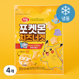 하림 포켓몬 치즈너겟 (냉동), 420g, 4개