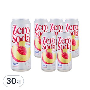 클룹 제로소다 복숭아, 30개, 500ml