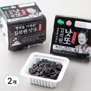 맑은물에 김석원 쥐눈이콩 낫또 6개입, 136.5g, 2개