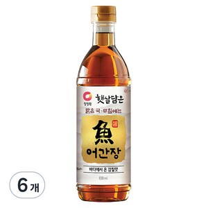 햇살담은 어간장, 6개, 830ml