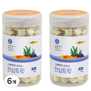 STANDBYME 안심트릿 동결건조, 북어, 40g, 6개