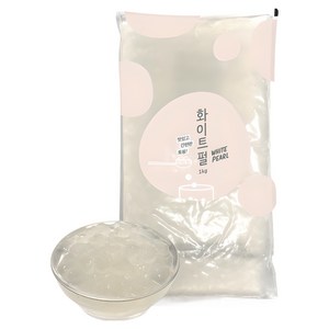 네이쳐티 화이트 타피오카 펄, 1kg, 1개입, 1개