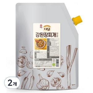 다담 강된장찌개 양념, 2kg, 2개