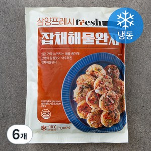 삼양프레시 잡채 해물 완자 (냉동), 1kg, 6개