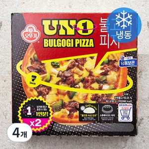 오뚜기 UNO 불고기 피자 (냉동), 180g, 8개