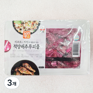 일가집 요리엔 적양배추무피클, 1kg, 3개