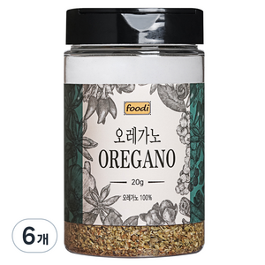 foodi 오레가노, 20g, 6개