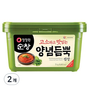 청정원순창 양념듬뿍 쌈장, 3kg, 2개