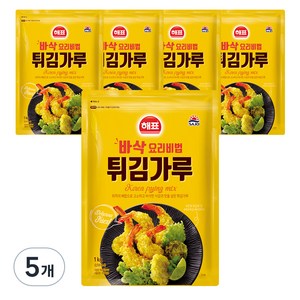 해표 튀김가루, 1kg, 5개