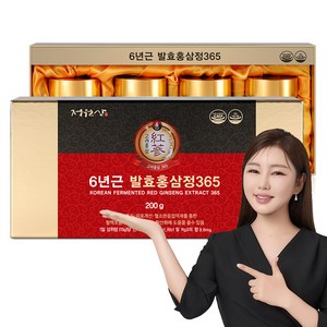 정원삼 6년근 발효홍삼정365 + 쇼핑백, 800g, 1세트