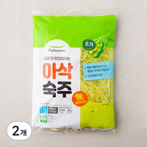 풀무원 GAP 인증 소가 아삭숙주, 350g, 2개