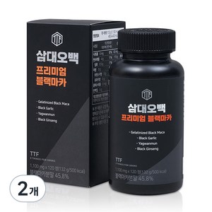 삼대오백 프리미엄 블랙마카, 120정, 132g, 2개