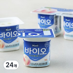 매일바이오 백도 요거트, 85g, 24개