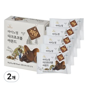 마이노멀 알룰로스 다크 아몬드 초코볼 5p, 150g, 2개