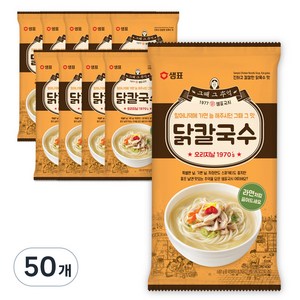 샘표 닭칼국수, 101g, 50개