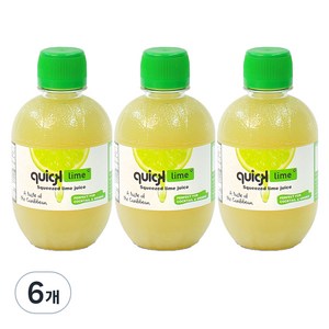 퀵라임 퀵 스퀴즈드 라임즙, 280ml, 6개