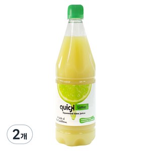 퀵라임 퀵 스퀴즈드 라임즙, 1L, 2개