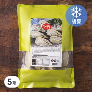 굿푸드 고기잎새 왕만두 (냉동), 1kg, 5개
