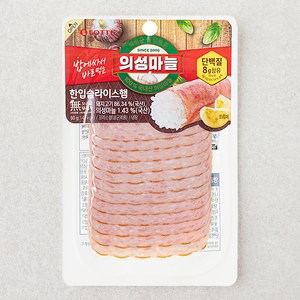 롯데햄 의성마늘 한입슬라이스햄, 60g, 1개