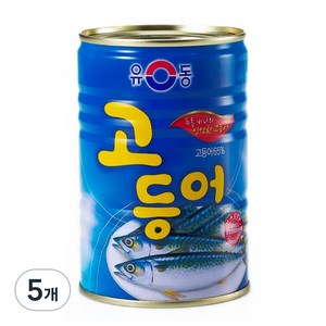 유동 고등어, 400g, 5개