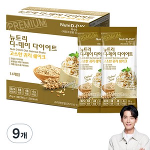 뉴트리디데이 다이어트 고소한 귀리 쉐이크 14p, 350g, 9개