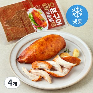 굽네 오븐구이 통닭가슴살 매콤바베큐 (냉동), 110g, 4개