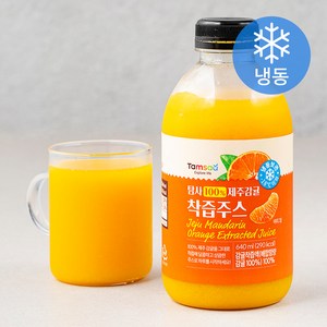 탐사 100% 제주감귤 착즙주스, 640ml, 1개