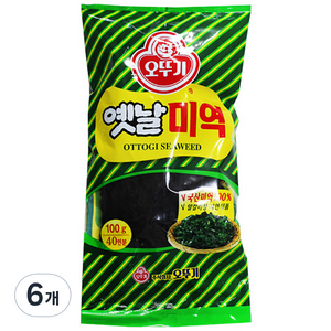 오뚜기 옛날 미역, 100g, 6개