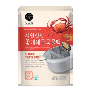 강고집 꽃게 해물 국물팩 10p, 130g, 1개