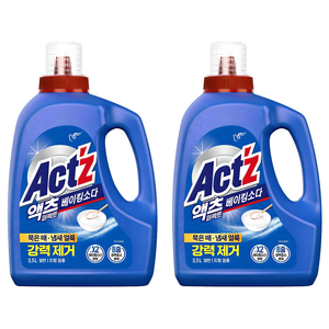 액츠 퍼펙트 베이킹소다 액상세제 본품, 3.5L, 2개