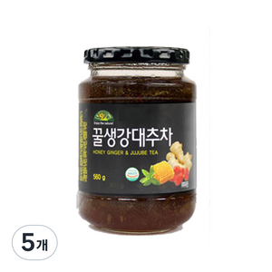 OganicStoy 꿀생강 대추차, 560g, 1개입, 5개