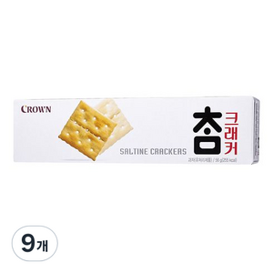 크라운 참크래커, 56g, 9개