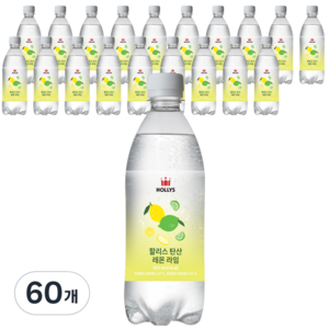 할리스 탄산수 레몬 라임, 500ml, 60개